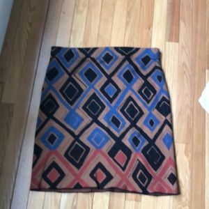 Nic and Zoe Falling Diamonds Knit skirt